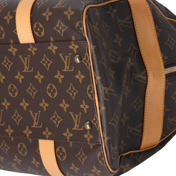 Louis Vuitton Carryall Monogram Boston Bag M40074 Brown Canvas - Picture 9 of 12